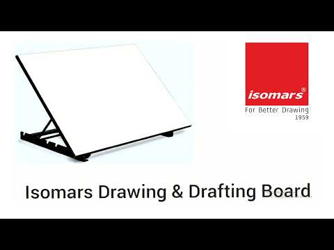 Isomars Plain Drawing and Drafting Board With 5 Adjustable Working Angles