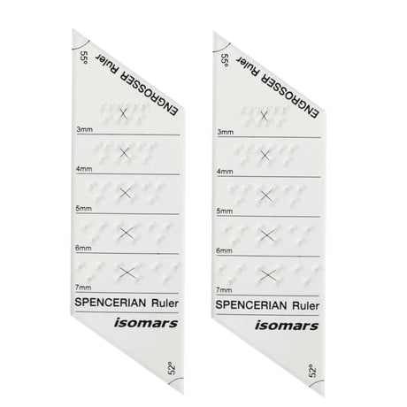 Spencerian Ruler (Set of 2) - Isomars