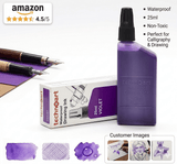 Technical Drawing Pen Ink 25ml | Waterproof High Opacity Ink for Rapidograph Pens, Drafting, Illustration & Calligraphy (Multi Colors) - Isomars