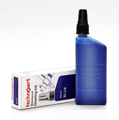 technical drawing pen ink 25ml blue