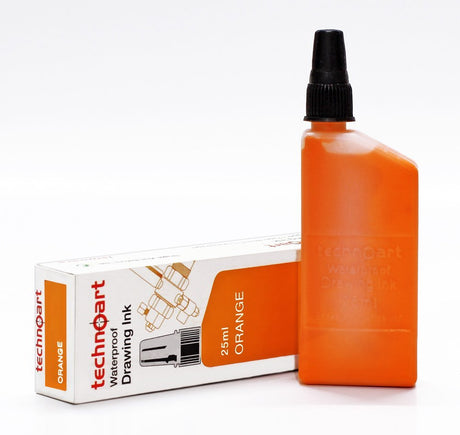 technical drawing pen ink 25ml orange