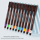 Technoart Technical Drawing Pen and Ink Combo set - Isomars