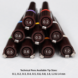 Technoart Technical Drawing Pen and Ink Combo set - Isomars
