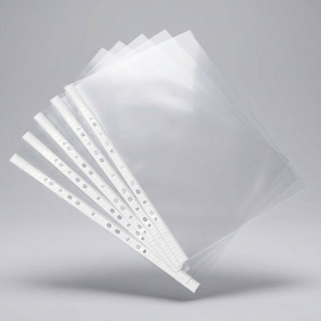 Transparent Document Sleeves Set of 25 - A3 Size - Isomars