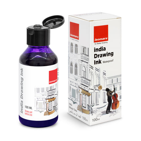violet waterproof drawing ink 100ml 1