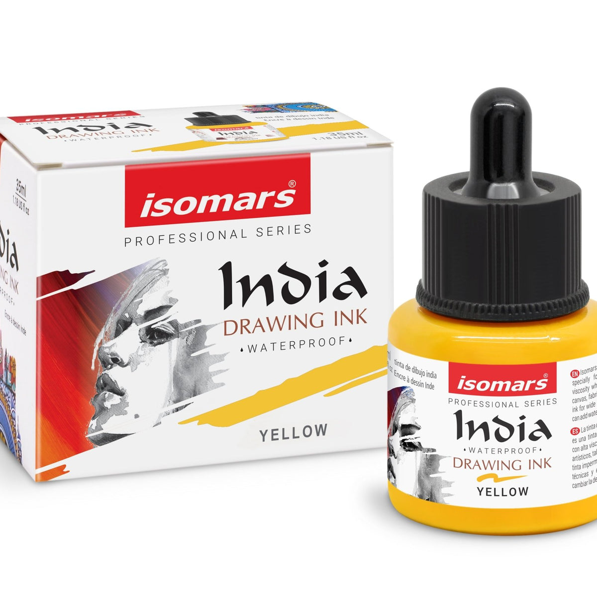 India Waterproof Ink 35ml | Permanent Lightfast Artist Drawing Ink ...
