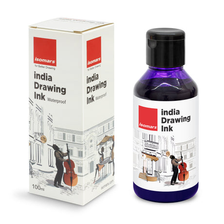 violet waterproof drawing ink 100ml