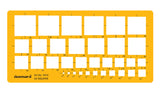 Technical Drawing Templates (Set of 4)