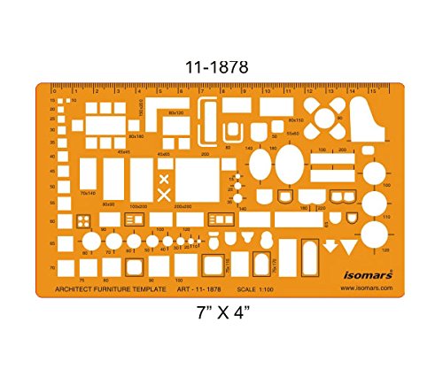 Architect and Furniture Designing Stencil (Set of 3)