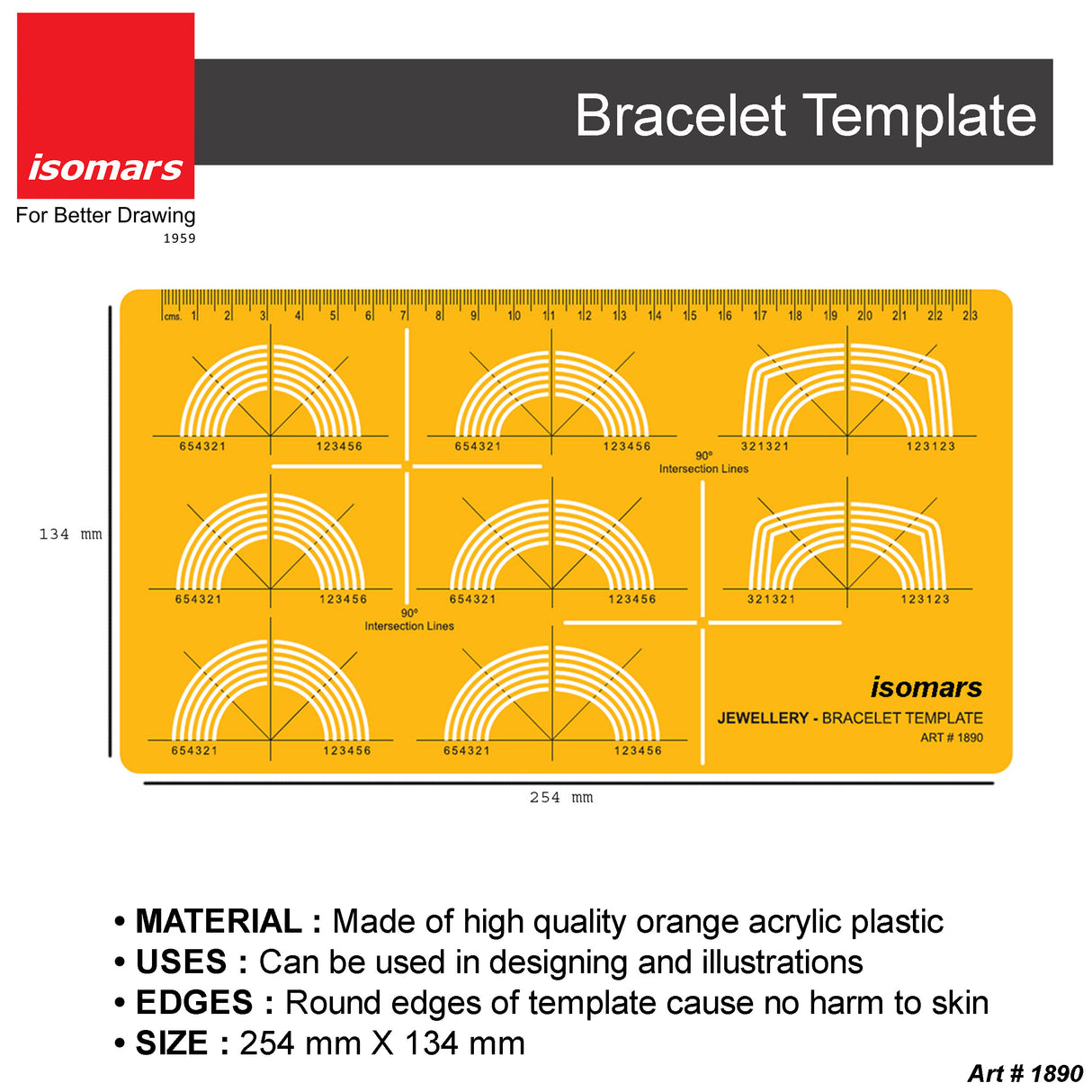 Jewelry Design Bracelet Template