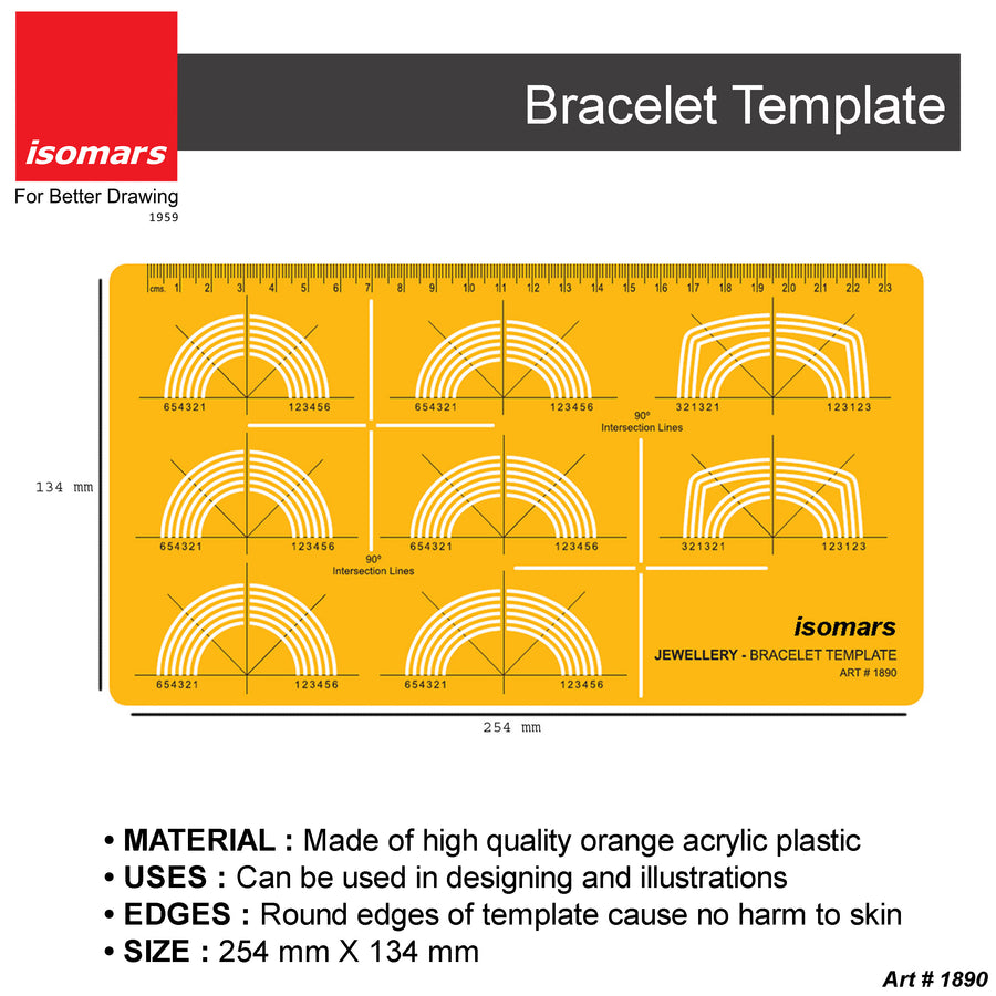 Jewelry Design Bracelet Template