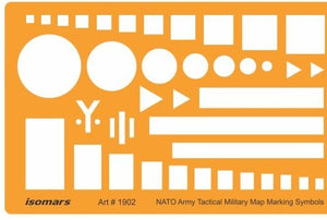 Isomars NATO Troops Movement Army Tactical Military Map Marking Symbols Drawing Template