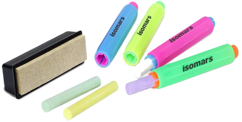 Chalk Holder Set of 4 with Duster