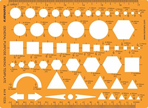 General Purpose Circle Template Combo