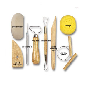Isomars 8 Piece Pottery & Clay Modelling Tool
