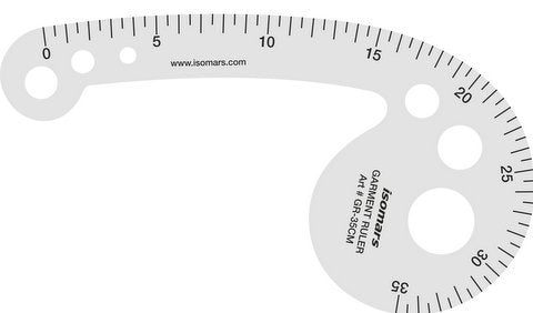 Isomars Garment Ruler - 35 cm