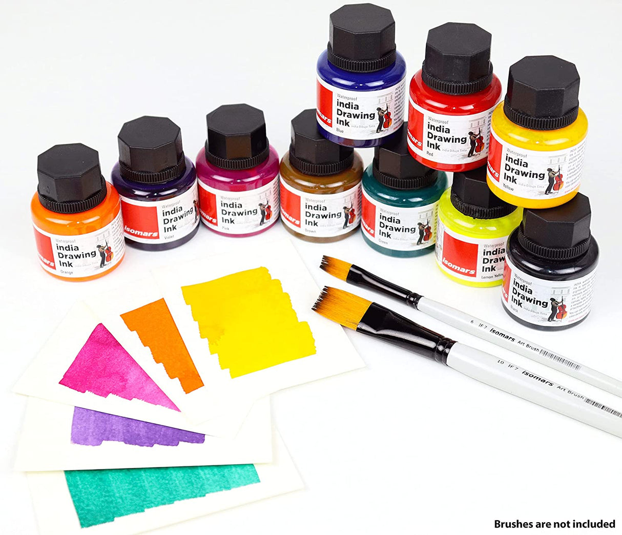 Waterproof Drawing Ink (Set of 10)