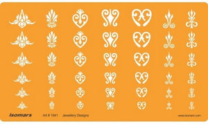 Isomars Drawing Drafting Template Stencil for Art Craft Jewelry Design