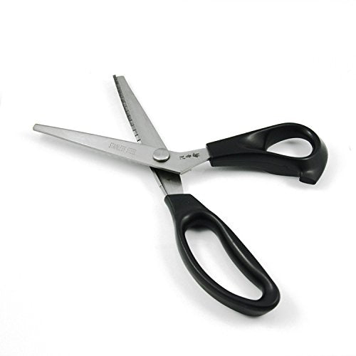Isomars Fabric Craft Zig Zag Cut Scissor (Buy 1 Scissor Get A Thread Cutter & Tracing Wheel Free)