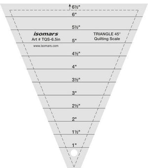 Triangle Quilting Ruler (6.5")
