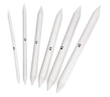 Isomars Paper Stumps Set of 6 with Charcoal & Pencil Extender