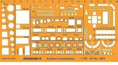 1:100 Scale Architectural Furniture Template