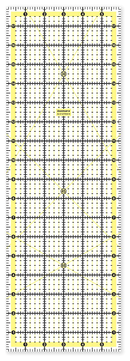 Garment Patchwork Quilting Ruler (6" x 18")