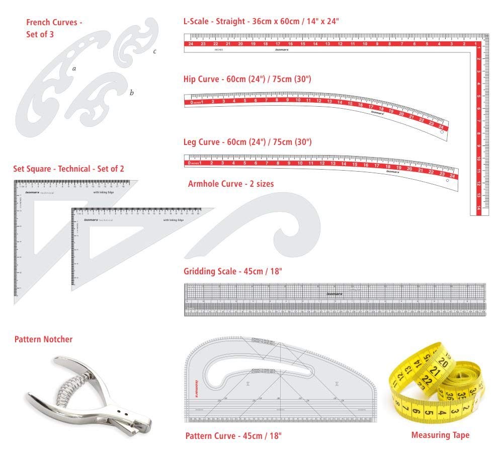 Fashion Designing Kit (Set of 10)