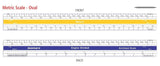 Armstrong & Metric Scale Combo Set