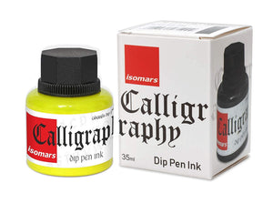 Calligraphy Ink (Set of 10) with FREE Straight and Oblique Holders