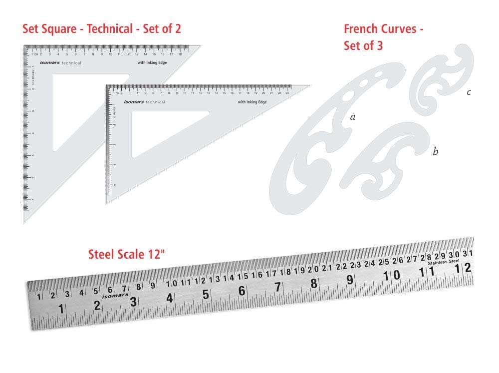 Set Square Combo Set