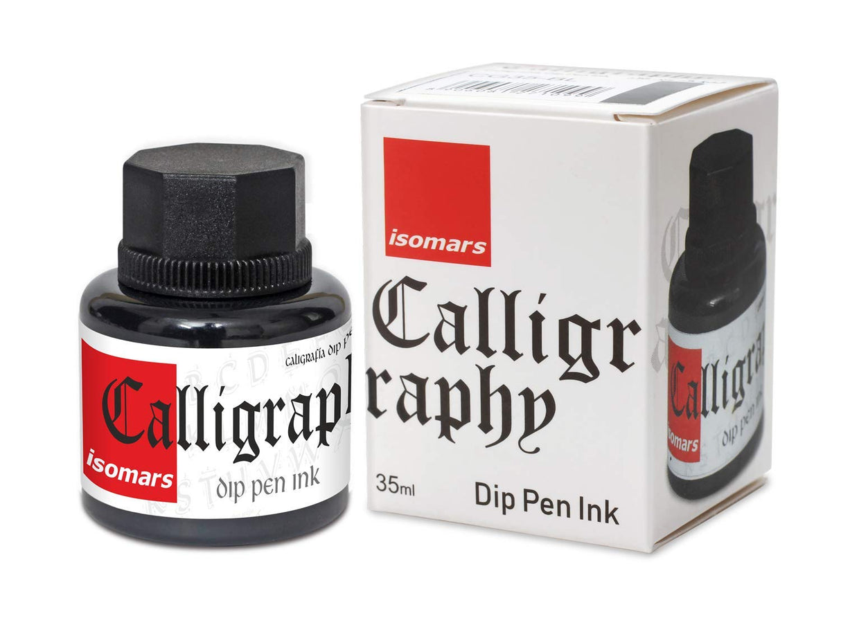 Calligraphy Ink (Set of 10) with FREE Straight and Oblique Holders