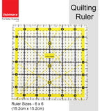 Square Quilting Ruler (6" x 6")