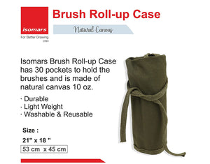 Brush Roll Up Case (Green)