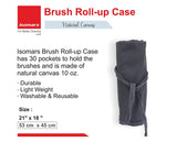 Isomars Brush Roll Up Case - Grey