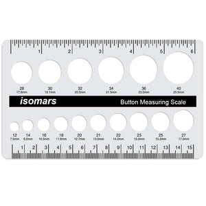 Isomars Button Measuring Scale