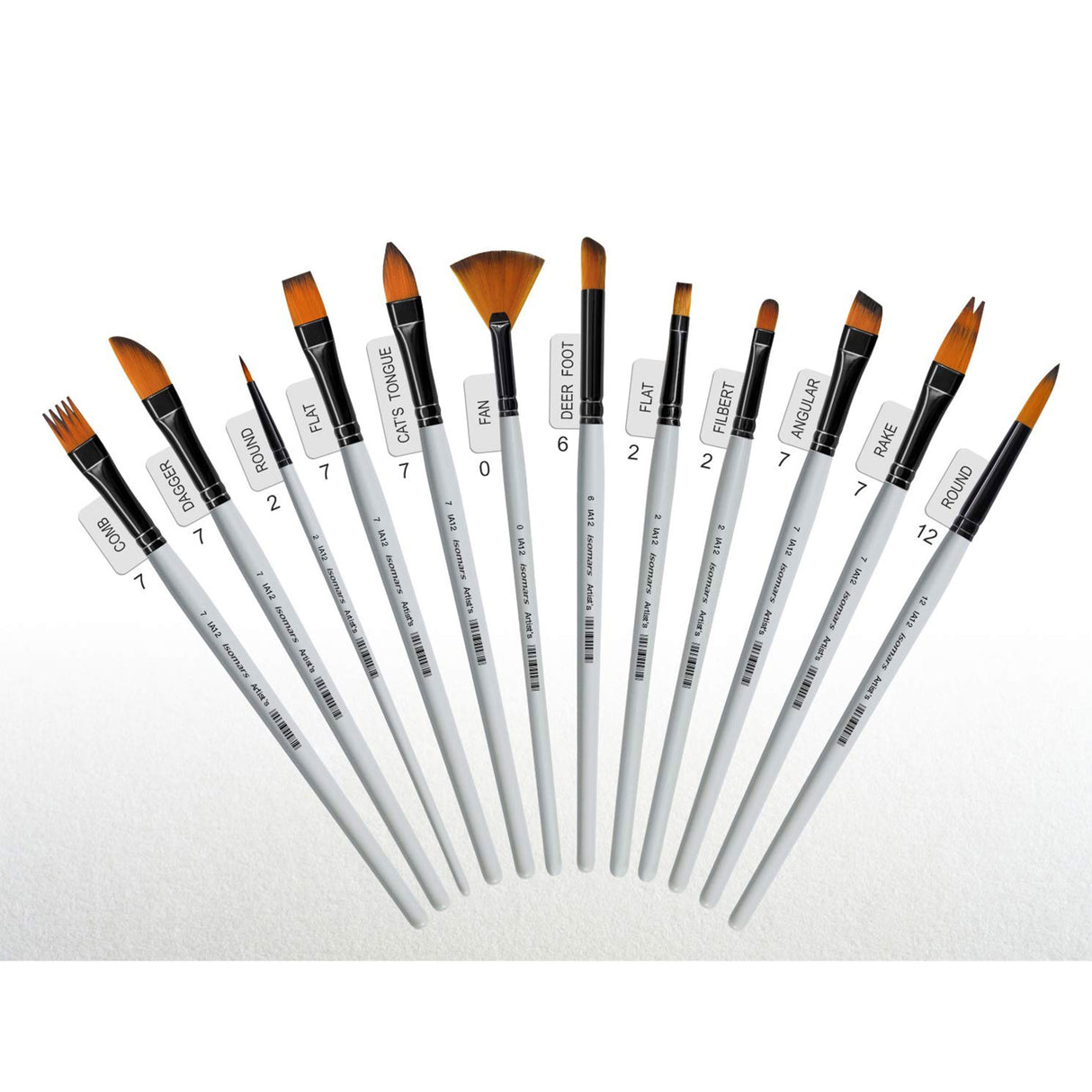 Professional Precision Art Brush (Set of 12)