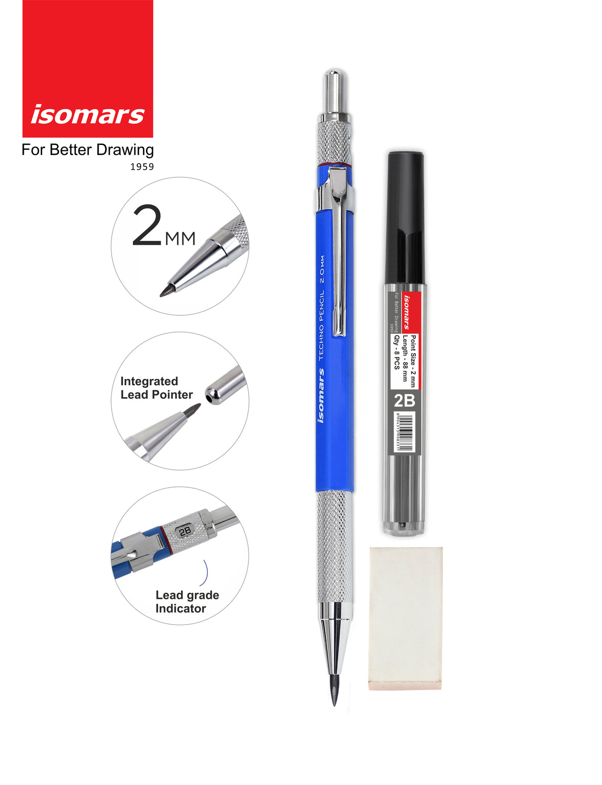 Isomars Drawing Drafting Board Architect Kit - Board Size 18'' x 25''