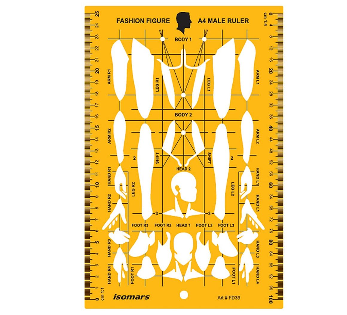 Isomars Fashion Figure Template - Male