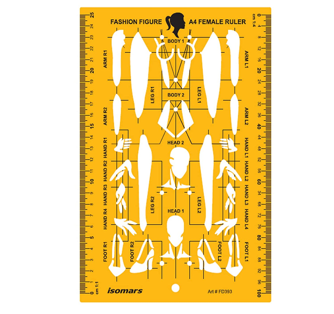 Isomars Fashion Figure Template - Female