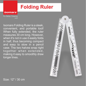 Folded Ruler - 12"( Set of 3)