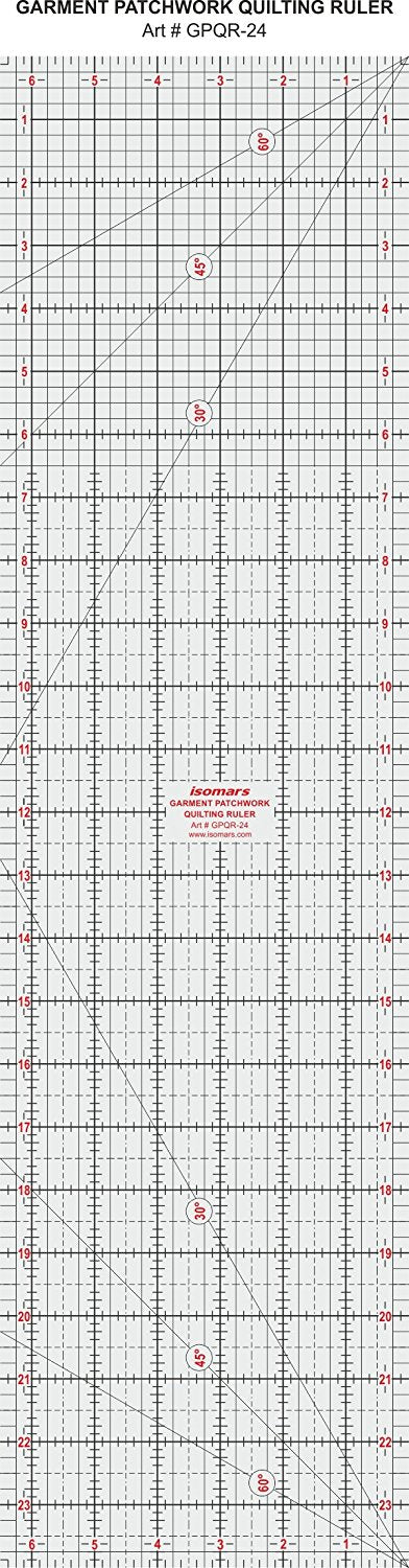 Garment Patchwork Quilting Ruler (24")