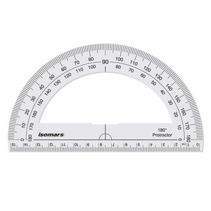 Isomars ProCircle, Protractors - 360 degree & 180 degree, with 12 inches / 30 CM Ruler