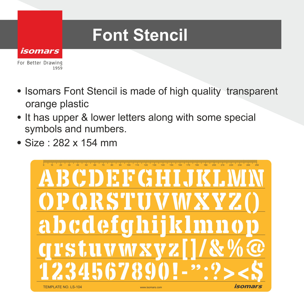 Lettering Stencil 104