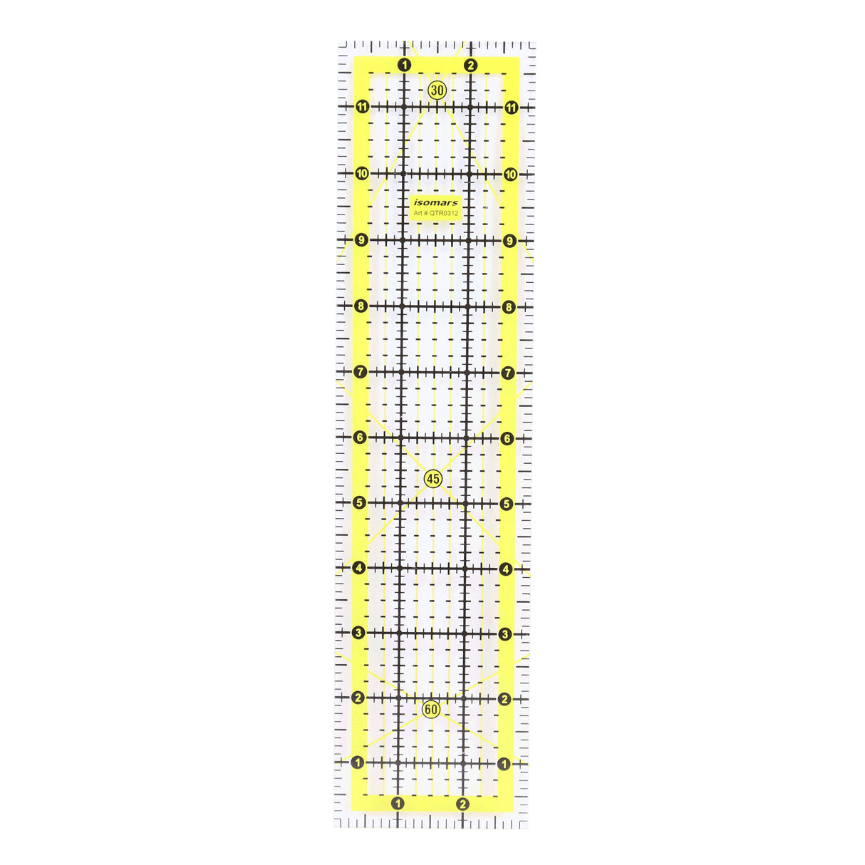 Garment Patchwork Quilting Ruler (3" x 12")