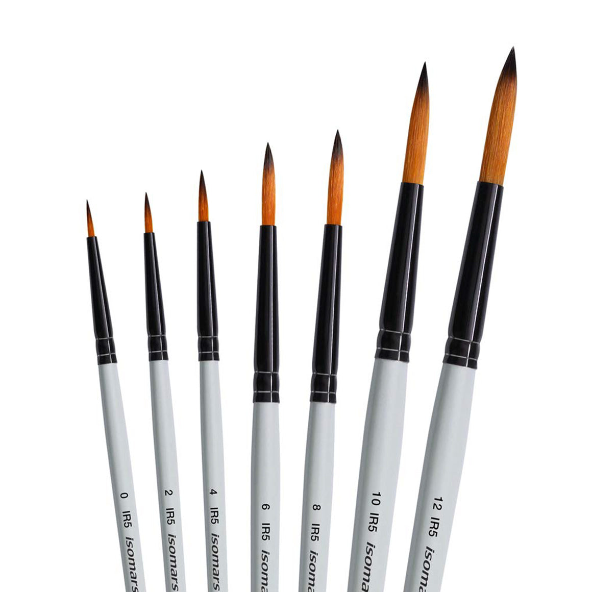 Isomars Drawing Brush Round Set of 7 - Professional