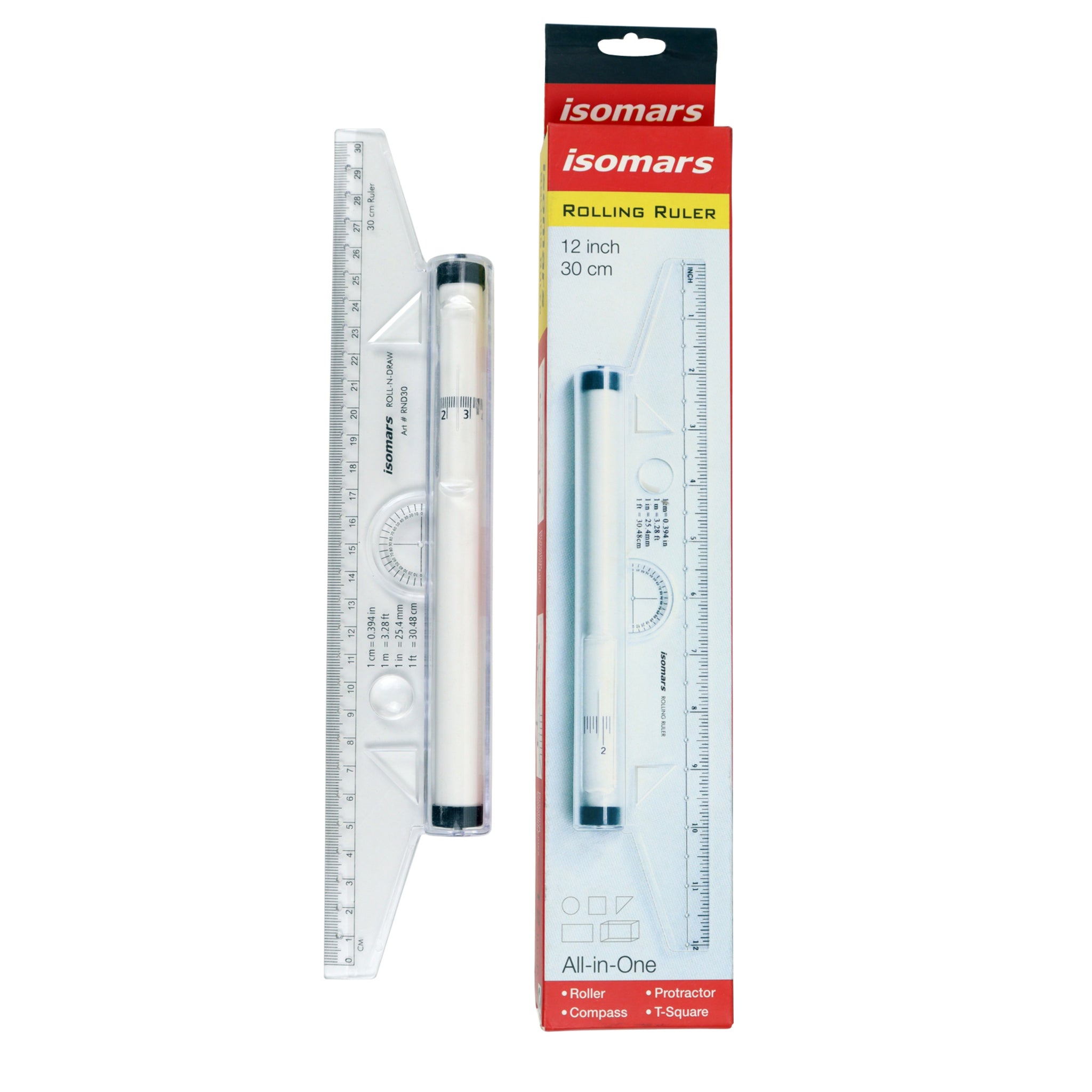 Rolling Ruler (30 cm/12 in) - Isomars