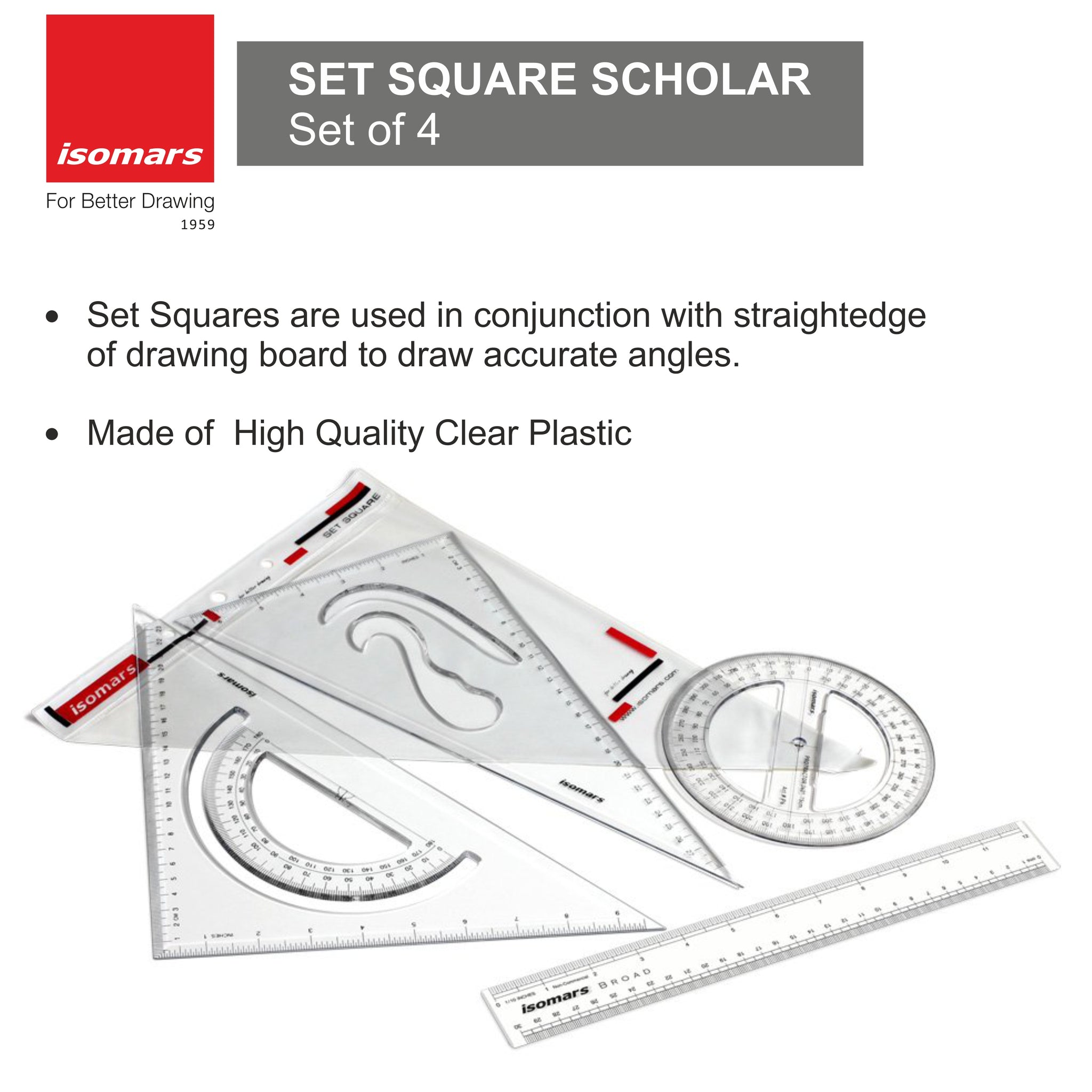 Rulers and set squares for school, professional use and technical, Drawing  Ruler - valleyresorts.co.uk