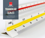 Adjustable Set Square(10") + Triangular Scale + Flexible Curve Combo