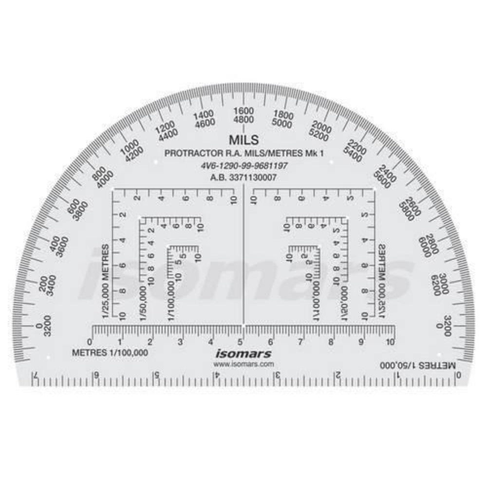 Military Protractor - Isomars